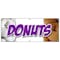 Signmission DONUTS 1 BANNER SIGN donut fried sugar powder doughnut doughnuts glazed B-120 Donuts1 - alternate 1
